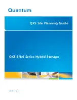 Preview for 1 page of Quantum QXS-312 Site Planning Manual