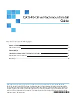 Quantum QXS-448 Drive Rackmount Install Manual предпросмотр