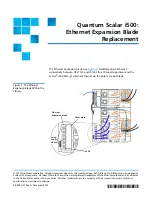 Предварительный просмотр 1 страницы Quantum Scalar i500 Replacement Manual