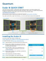 Quantum Scalar i6 Quick Start предпросмотр