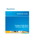 Предварительный просмотр 1 страницы Quantum StorNext G300 R510 Hardware Manual