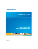 Quantum StorNext M330 Hardware Manual preview