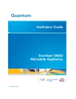 Предварительный просмотр 1 страницы Quantum StorNext M660 Hardware Manual