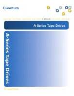 Quantum Tape Drive A-Series User Manual preview