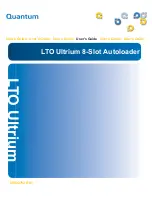 Предварительный просмотр 1 страницы Quantum ValueLoader LTO-1 User Manual