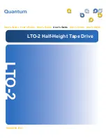 Предварительный просмотр 1 страницы Quantum ValueLoader LTO-2 User Manual