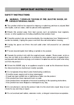 Предварительный просмотр 2 страницы QuantumFX TV-LED2211 Instruction Manual