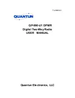 QUANTUN QP-990-U1 DPMR User Manual preview