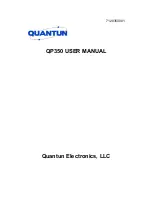 QUANTUN QP350 User Manual preview