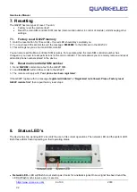 Preview for 8 page of Quark-Elec G021 Manual