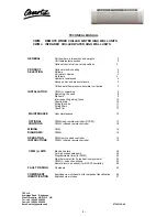 Preview for 1 page of Quartz CWM 105 Technical Manual