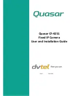 Quasar CF-4251 User And Installation Manual preview