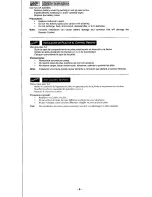 Preview for 6 page of Quasar EUR511113 Quick Reference Manual