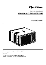 Quasar HQ-2243TH Installation And Operating Instructions Manual предпросмотр