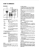 Preview for 4 page of Quasar HQ2142GH Operating Instructions Manual