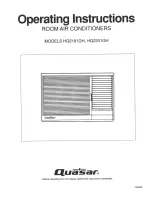 Preview for 1 page of Quasar HQ2181GH Operating Instructions Manual