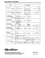 Предварительный просмотр 16 страницы Quasar MQS0963 Operating Instructions Manual