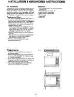 Preview for 5 page of Quasar MQS1063EV Operating Instructions Manual