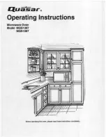 Preview for 1 page of Quasar MQS1087 Operating Instructions Manual