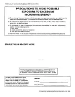 Preview for 2 page of Quasar MQS1087 Operating Instructions Manual