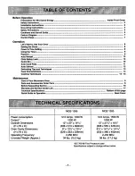 Preview for 3 page of Quasar MQS1095 Operating Instructions Manual