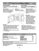 Preview for 8 page of Quasar MQS1095 Operating Instructions Manual