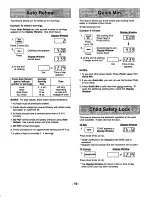 Preview for 12 page of Quasar MQS1095 Operating Instructions Manual