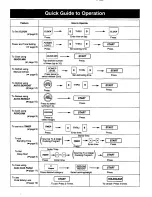 Preview for 20 page of Quasar MQS1095 Operating Instructions Manual