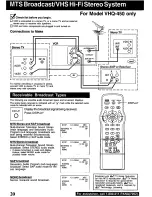 Preview for 20 page of Quasar OmniVision VHQ-400 User Manual