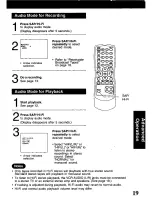 Preview for 19 page of Quasar OmniVision VHQ-401 User Manual