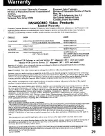 Preview for 29 page of Quasar OmniVision VHQ-401 User Manual