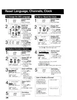 Preview for 34 page of Quasar Omnivision VHS VV-1330S Operating Instructions Manual