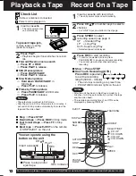 Preview for 12 page of Quasar Omnivision VV-1303 Owner'S Manual