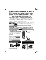 Preview for 3 page of Quasar Omnivision VV-1303A Operating Instructions Manual