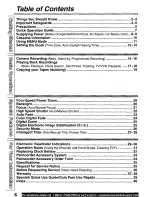 Preview for 6 page of Quasar Palmcorder VM-D101 User Manual