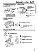 Предварительный просмотр 7 страницы Quasar Palmcorder VM-D101 User Manual