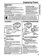 Preview for 9 page of Quasar Palmcorder VM-D101 User Manual