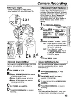 Preview for 15 page of Quasar Palmcorder VM-D101 User Manual