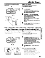 Preview for 25 page of Quasar Palmcorder VM-D101 User Manual