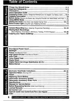 Preview for 6 page of Quasar Palmcorder VM-D52 User Manual