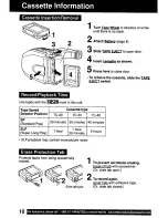 Preview for 10 page of Quasar Palmcorder VM-D52 User Manual