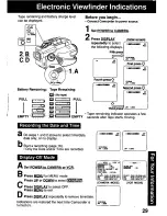 Preview for 29 page of Quasar Palmcorder VM-D52 User Manual