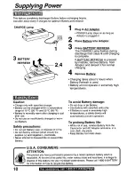 Preview for 10 page of Quasar Palmcorder VM-L450 User Manual