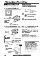 Preview for 26 page of Quasar Palmcorder VM-L450 User Manual