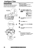 Preview for 38 page of Quasar Palmcorder VM-L450 User Manual