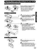 Preview for 29 page of Quasar Palmcorder VM-L458 User Manual