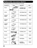 Preview for 38 page of Quasar Palmcorder VM-L458 User Manual