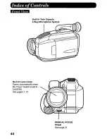 Preview for 44 page of Quasar Palmcorder VM-L458 User Manual