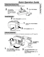 Preview for 7 page of Quasar Palmcorder VM-L459 User Manual