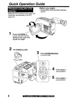 Preview for 8 page of Quasar Palmcorder VM-L459 User Manual